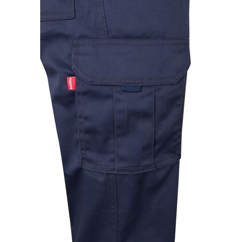 VL PAN. Pantalon stretch, multipoches (290g/m²), en coton (46%), EME (38%) et polyester (16%)