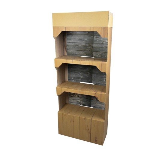 CUSTOMIZABLE CARDBOARD DISPLAY