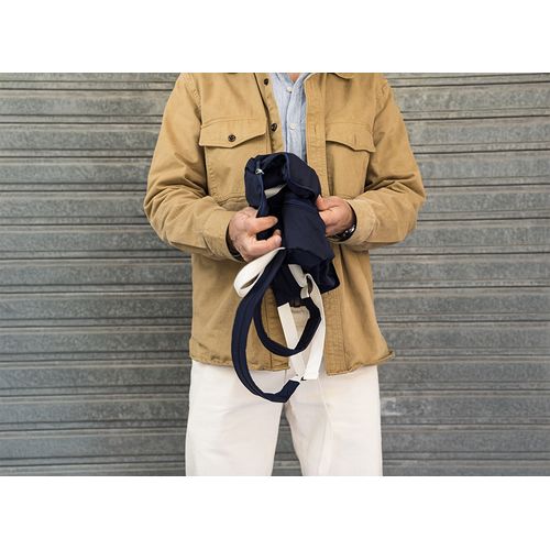 Foldable backpack 'Cordoba', midnight blue polycotton Foldable backpack 'Cordoba', midnight blue polycotton