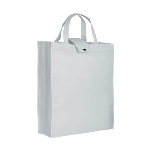 80 g/m2 non-woven fabric foldable shopping bag with gusset and short handles 80 g/m2 non-woven fabric foldable shopping bag with gusset and short handles