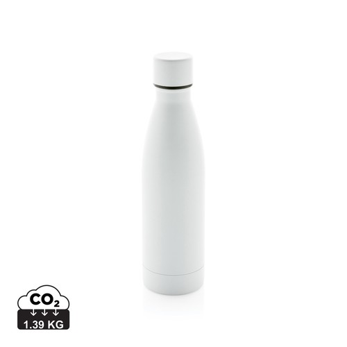 Bouteille iso couleur pleine en acier inoxydable recyclé RCS