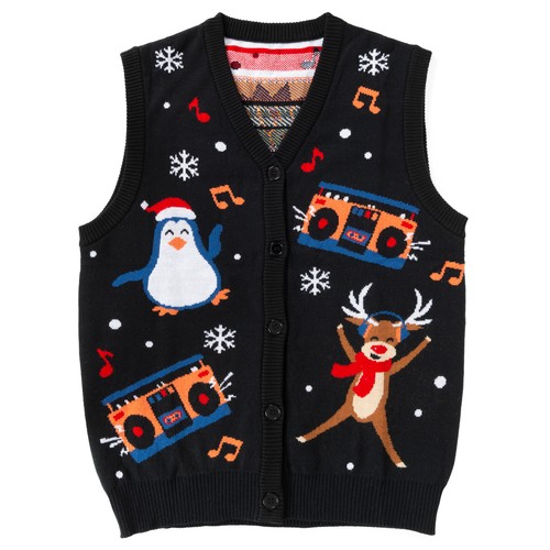 Christmas Spencers Acrylic with buttons Christmas Spencers Acrylic with buttons