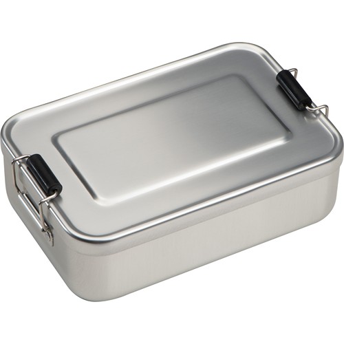 Aluminium lunch box with closure Aluminium lunch box with closure