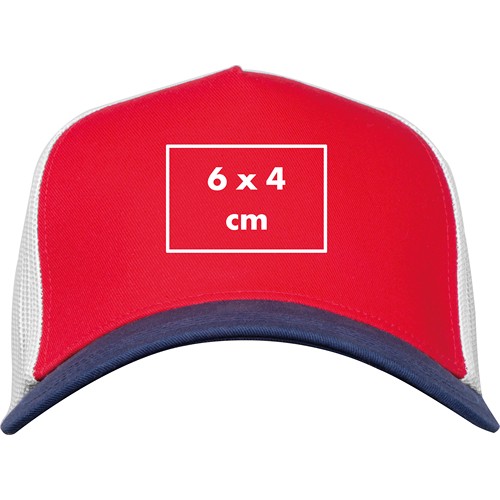 Casquette CrisMa avec empiècement en mesh Casquette CrisMa avec empiècement en mesh