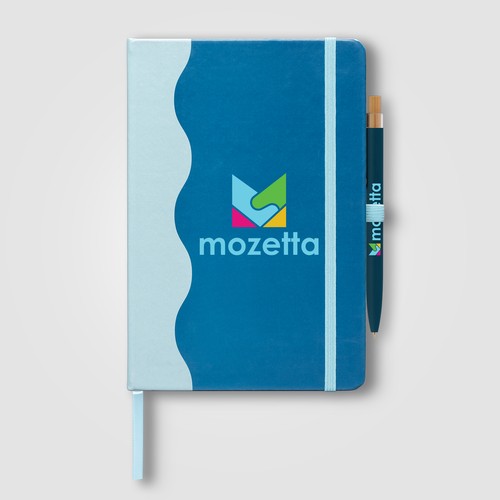 Carnet Grete à motif vagues + stylo - A5 Carnet Grete à motif vagues + stylo - A5