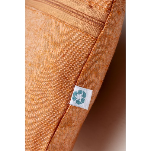 Document holder made of 180 g/m2 recycled cotton with zipper closure, GRS certified Document holder made of 180 g/m2 recycled cotton with zipper closure, GRS certified