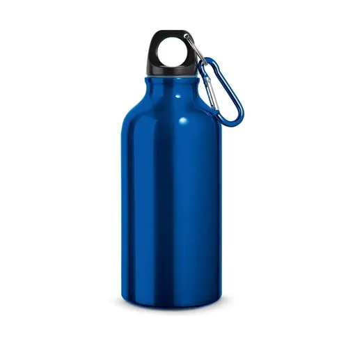 LANDSCAPE S. Bouteille de sport 400mL en aluminium avec mousqueton LANDSCAPE S. Bouteille de sport 400mL en aluminium avec mousqueton