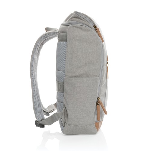 Impact AWARE™ 16 oz. recycled canvas 15" laptop backpack Impact AWARE™ 16 oz. recycled canvas 15" laptop backpack
