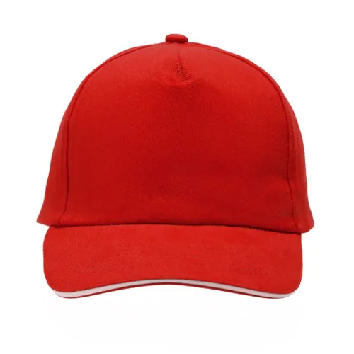 Cap 5 panel brushed klittenbandsluiting