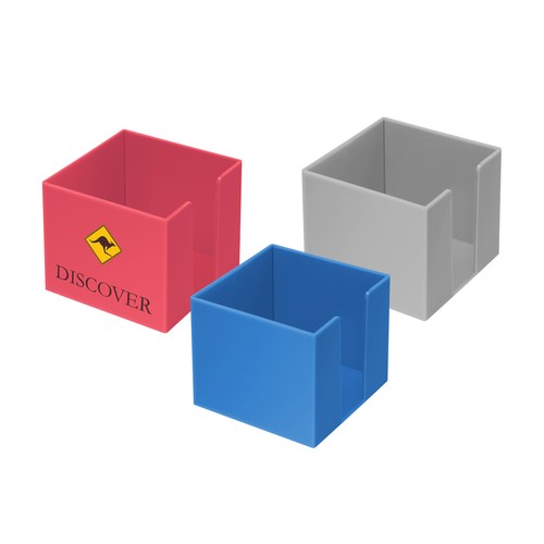 Porta notas de plástico reciclado "Epsilon"