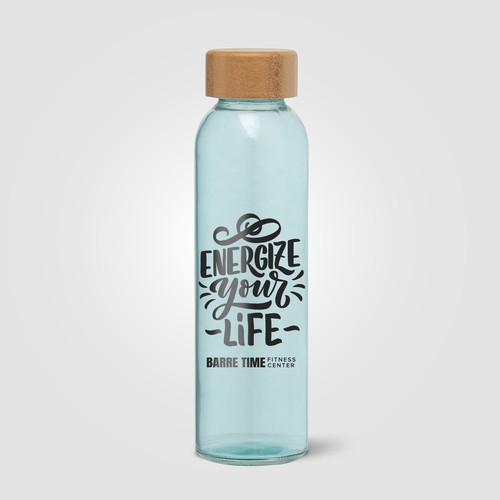 Alpine - 500 ml Glass Bottle with Bamboo Lid