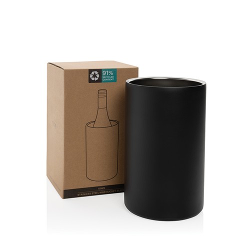 Vino RCS certified recycled stainless steel wine bucket Vino RCS certified recycled stainless steel wine bucket