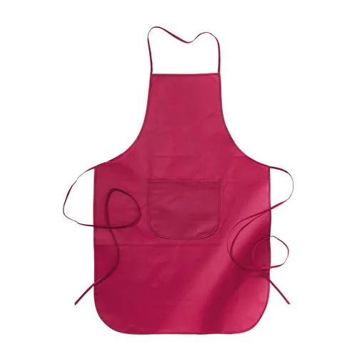 Grembiule lungo in TNT (80g/m2), con tasca frontale 60x90 cm