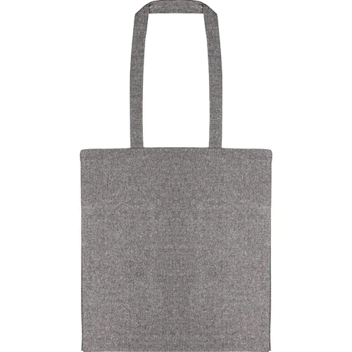 100% RECYCLED COTTON (150 gr/m²) SHOPPING BAG WITH GUSSET