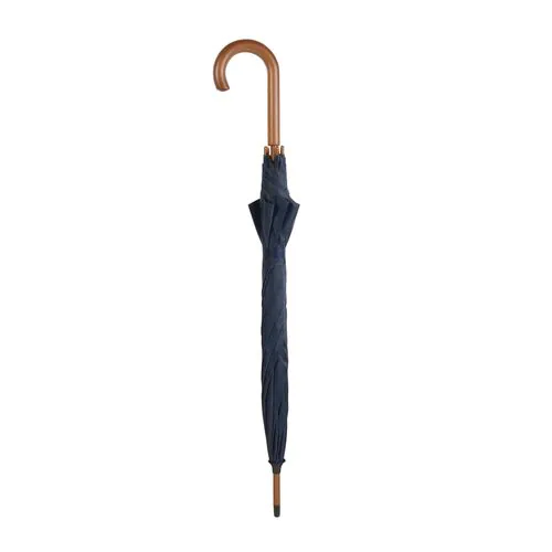 Automatic umbrella with wood shaft, ferrule and handle Automatic umbrella with wood shaft, ferrule and handle