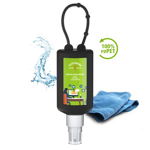 Smartphone & Workplace Cleaner, 50 ml Bumper (black), Body Label