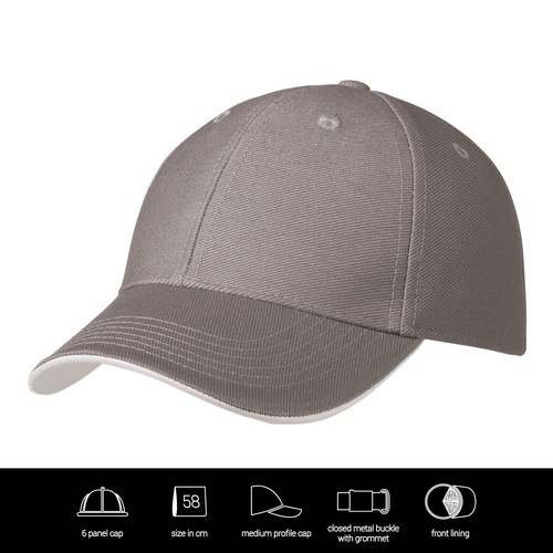 Heavy Twill Duo Tone Strap Cap