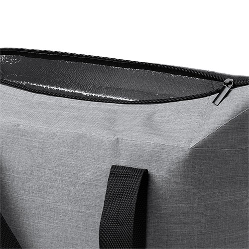 Expandable cooler bag made of RPET recycled polyes Dácio Expandable cooler bag made of RPET recycled polyes Dácio