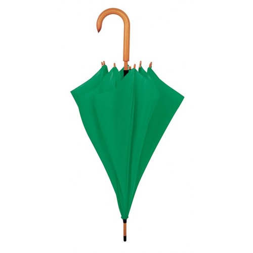 PARAPLUIE VERT MANCHE EN BOIS d=105 cm PARAPLUIE VERT MANCHE EN BOIS d=105 cm