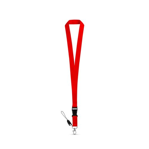 ANQUETIL. Polyester lanyard with metal carabiner ANQUETIL. Polyester lanyard with metal carabiner