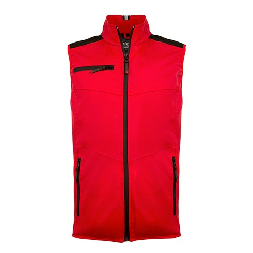 Gilet con inserti, tasche e zip ALBITE