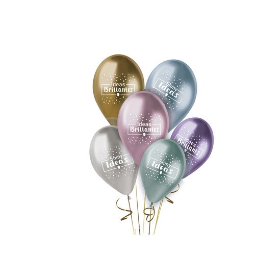 ballon latex brillant