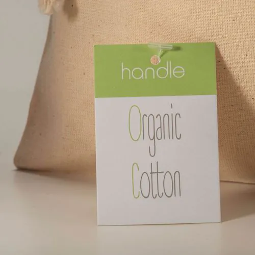 Organic cotton gift bag, 140 g/m2, 15 x 20 cm Organic cotton gift bag, 140 g/m2, 15 x 20 cm