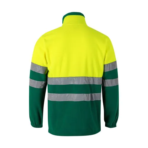 VL EROS. Tweekleurig fleecejack (280g/m²) van polyester (100%)