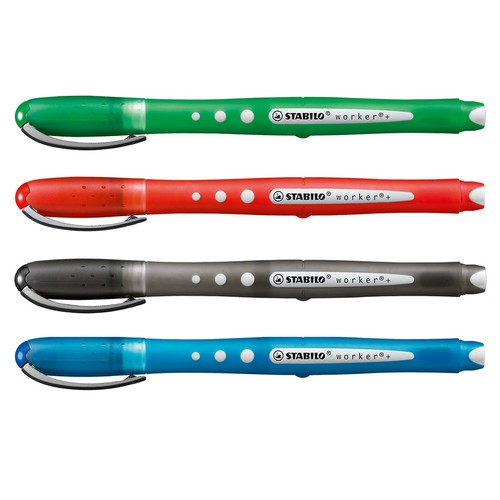 STABILO worker + colorful rollerball