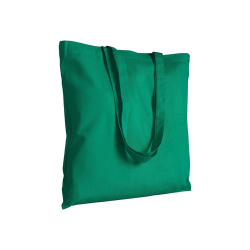 Shopper in cotone, manici lunghi