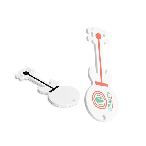 FICHA DE PLÁSTICO (ABS) FORMA GUITARRA