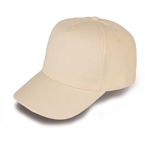 5 PANELS GOLF CAP IN 100% ORGANIC COTTON