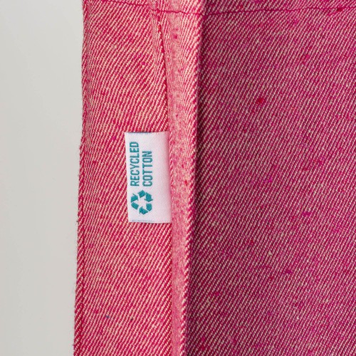 Tote bag en coton recyclé 280 g/m2, anses longues et soufflet