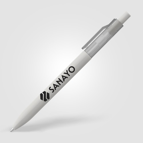 Stylo Nimbus à clip translucide rPET