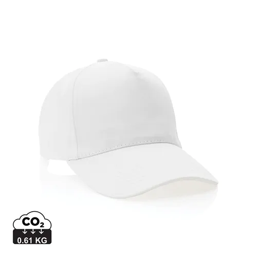 Casquette 5 panneaux en coton recyclé 280gr IMPACT Casquette 5 panneaux en coton recyclé 280gr IMPACT