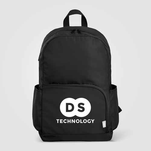 Sac à dos Kora, double poche, fermeture éclair dorée, rPET, 38 cm - 20 L