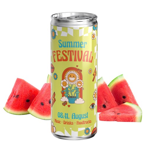 Energy Drink Watermelon (GER), 250 ml, Body Label Energy Drink Watermelon (GER), 250 ml, Body Label