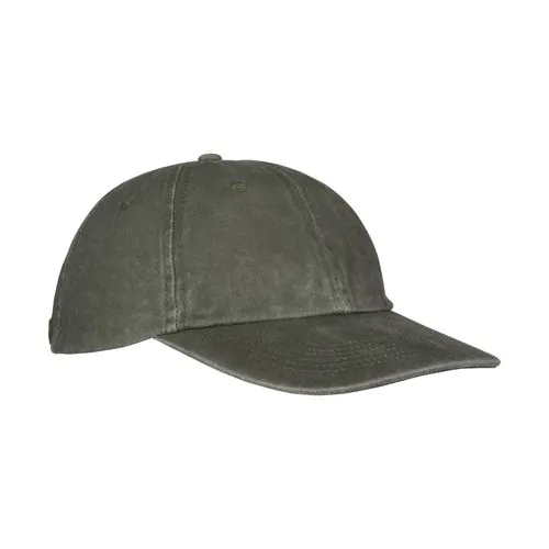 260 g/m2 stone washed cotton baseball cap, 6 panels