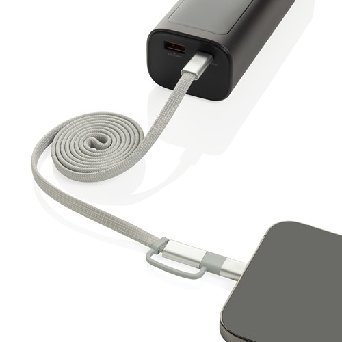 Arc RCS recycled Ultra-thin 60W 2 in 1 magnetic cable