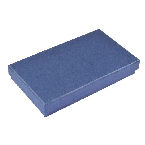 BOÎTE CARTON BLEUE - SATIN BLEU - VIDE BOÎTE CARTON BLEUE - SATIN BLEU - VIDE