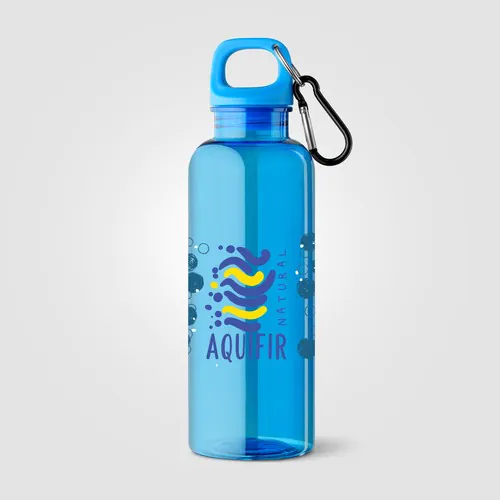 Gourde de vélo Doli, bouchon à vis avec mousqueton, rPET - 500 ml Gourde de vélo Doli, bouchon à vis avec mousqueton, rPET - 500 ml