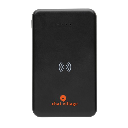 RCS recycled plastic 5.000 mAh 5W wireless powerbank RCS recycled plastic 5.000 mAh 5W wireless powerbank