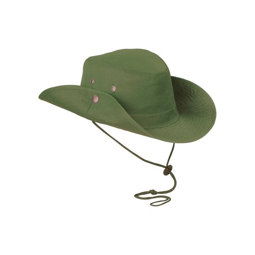 Casquette en polyester à bord large safari avec trous de ventilation, bord réglable, cordo Casquette en polyester à bord large safari avec trous de ventilation, bord réglable, cordo