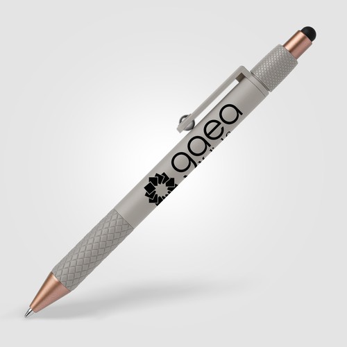 Penna Nora antistress con stylus in plastica