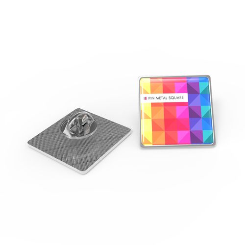Pin Métal Carré (22 mm) Pin Métal Carré (22 mm)