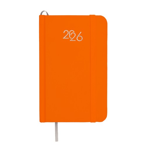 Agenda de poche hebdomadaire 2026, couverture rigide en carton laminé