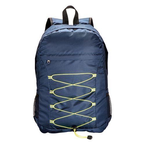 210D RIPSTOP polyester retractable backpack with 4 pockets whome two mesh side pockets