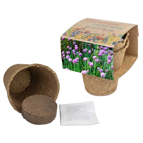 Cultivation set with seeds - chives Cultivation set with seeds - chives
