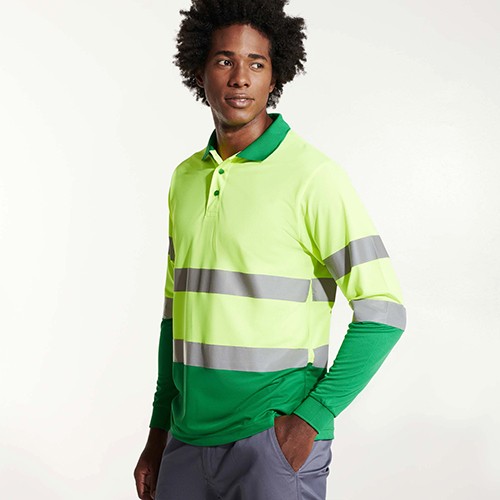 Polo tecnica alta visibilità POLARIS L/S Polo tecnica alta visibilità POLARIS L/S