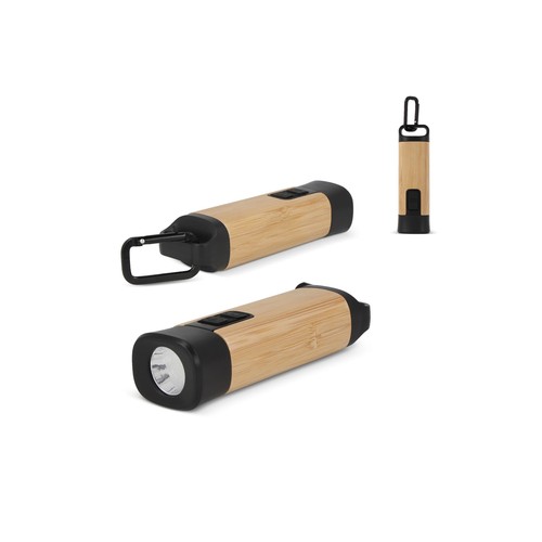 Ładowalna latarka R-ABS & Bamboo Ładowalna latarka R-ABS & Bamboo